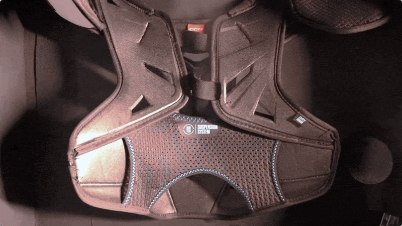 Shoulder pads thermal test